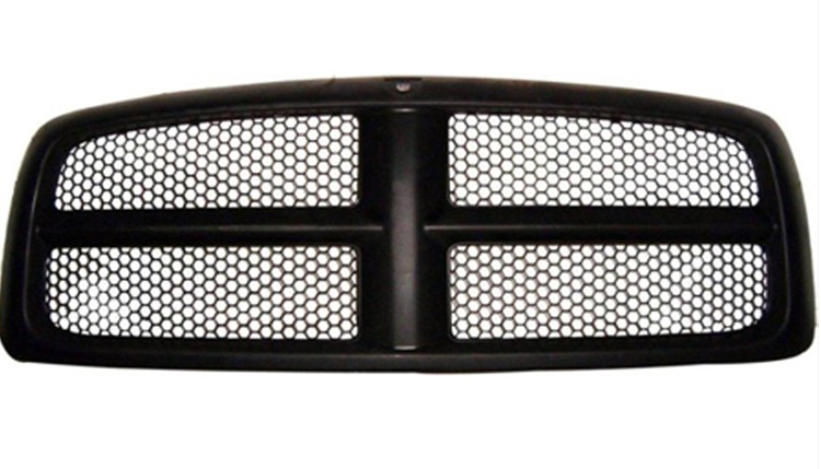 Black Complete Grille with Honeycomb Inserts 02-05 Dodge Ram
